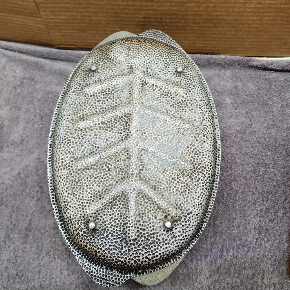 Vintage hammered roaster HomeWare HAB Co. Ohio pot with lid and insert U